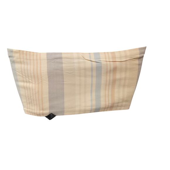 Beach Riot tie front bandana top sexy pastel striped boho versatile M EUC - Picture 3 of 7